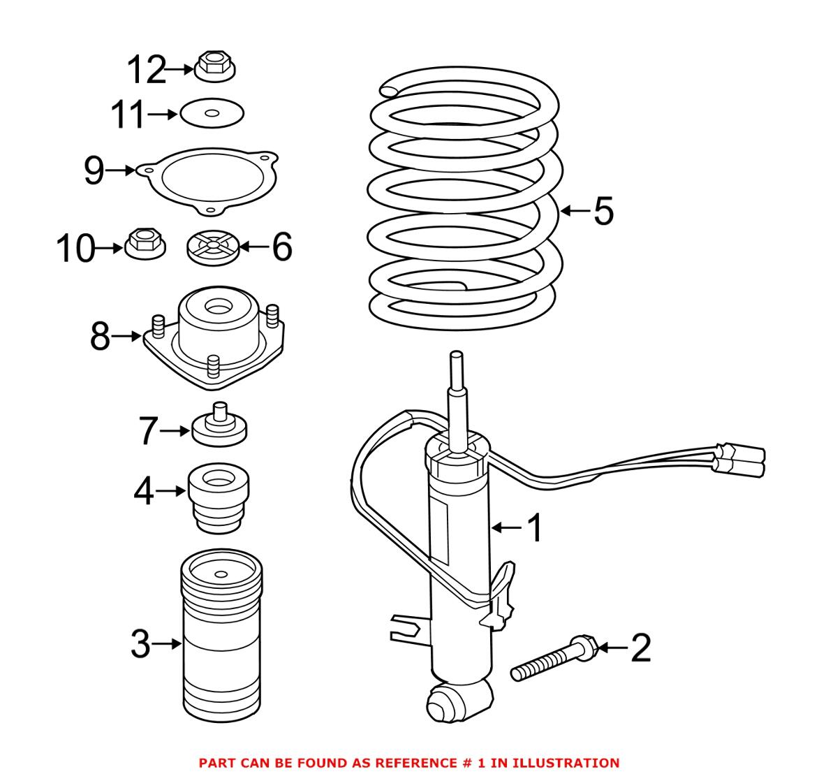 Shock Absorber - Rear Driver Side